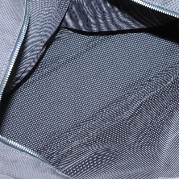 HERMES Her Line MM Hand Bag Canvas Gray Auth kk463 - Picture 13 of 16